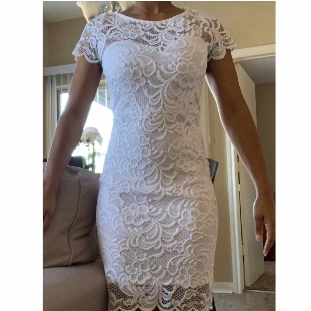 White Lace Dress